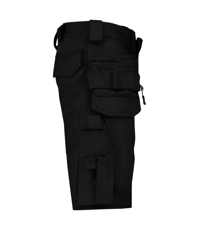 DASSY Trix NEXT D-Flex Korte Werkbroek Stretch Zwart