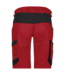DASSY Axis NEXT D-Flex Dames Korte Werkbroek Stretch Rood/Zwart