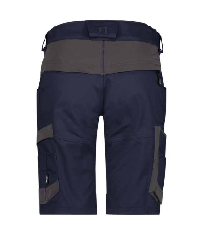 DASSY Axis NEXT D-Flex Dames Korte Werkbroek Stretch Donkerblauw/Grijs