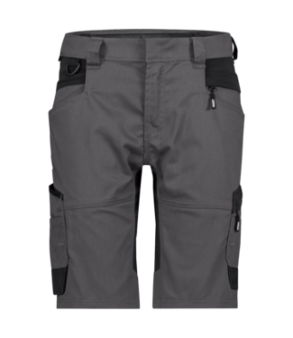 DASSY DASSY Axis NEXT D-Flex Dames Korte Werkbroek Stretch Grijs/Zwart