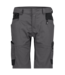 DASSY Axis NEXT D-Flex Dames Korte Werkbroek Stretch Grijs/Zwart