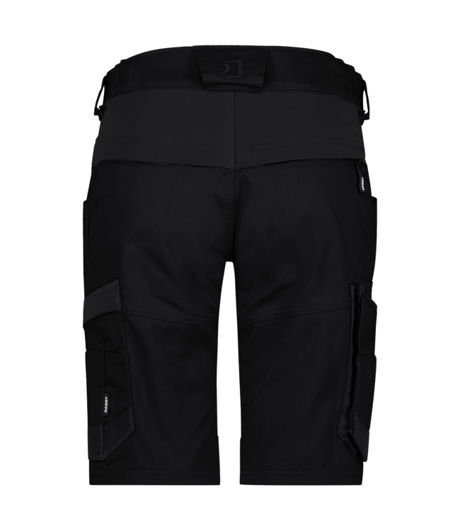 DASSY Axis NEXT D-Flex Dames Korte Werkbroek Stretch Zwart