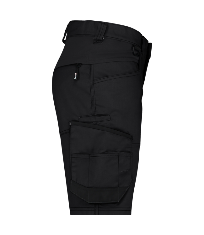 DASSY Axis NEXT D-Flex Dames Korte Werkbroek Stretch Zwart