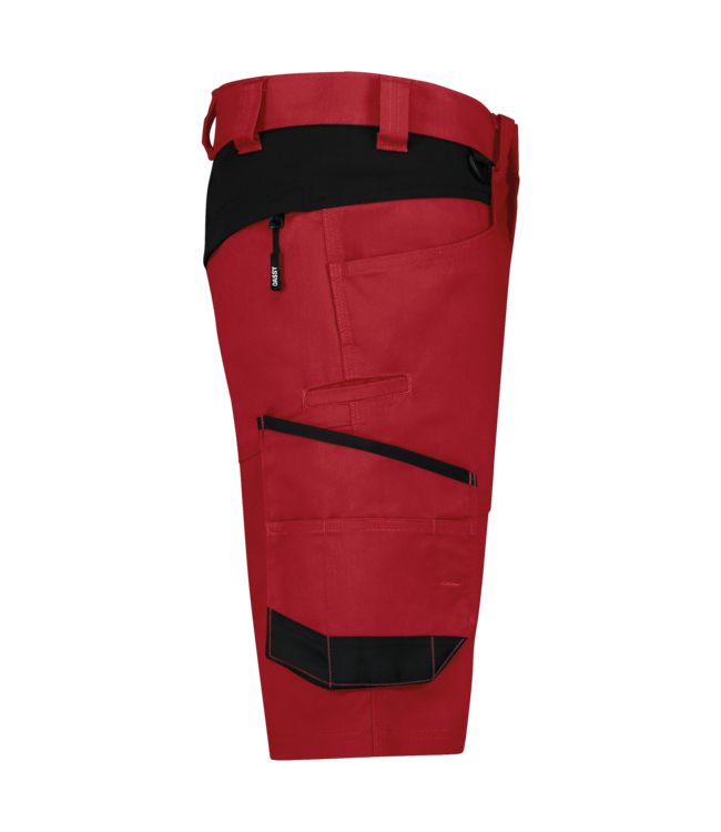 DASSY Axis NEXT D-Flex Korte Werkbroek Stretch Rood/Zwart