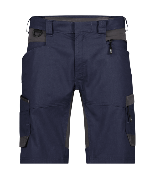 DASSY Axis NEXT D-Flex Korte Werkbroek Stretch Donkerblauw/Grijs