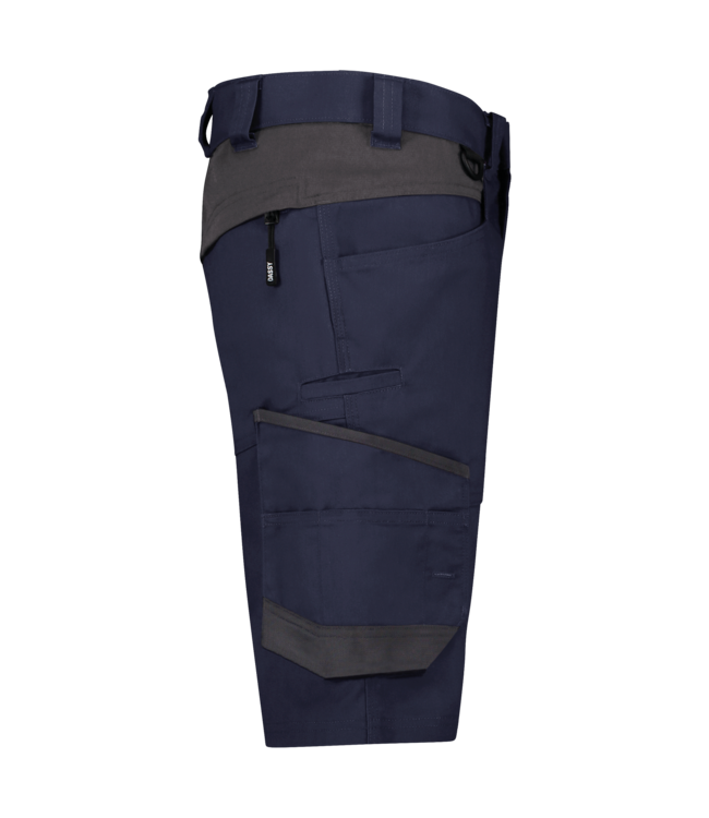 DASSY Axis NEXT D-Flex Korte Werkbroek Stretch Donkerblauw/Grijs