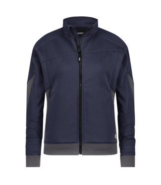 DASSY DASSY Velox NEXT D-Flex Dames Werktrui met Rits Donkerblauw/Grijs