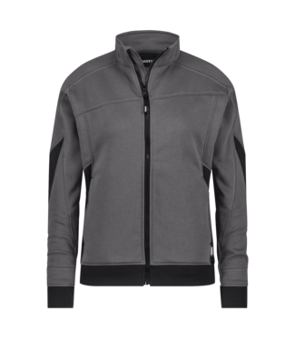 DASSY DASSY Velox NEXT D-Flex Dames Werktrui met Rits Grijs/Zwart