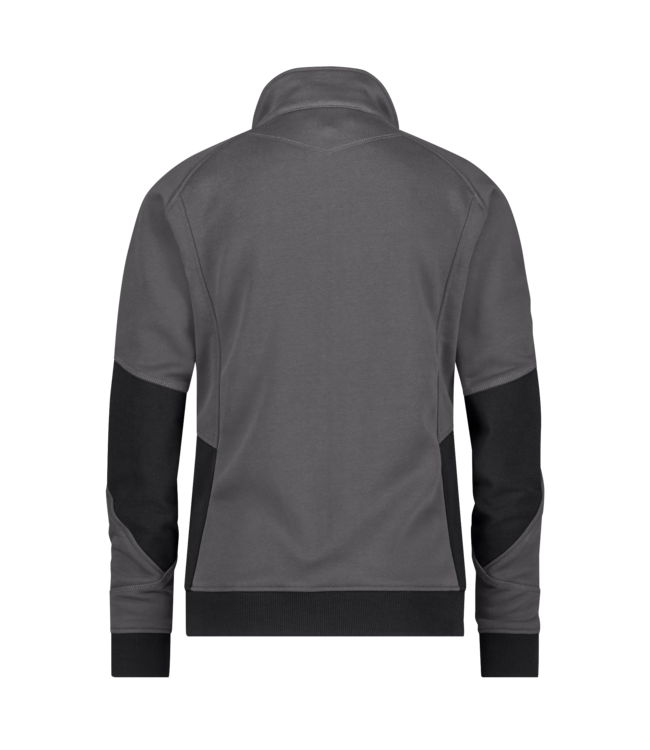 DASSY Velox NEXT D-Flex Dames Werktrui met Rits Grijs/Zwart