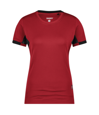 DASSY DASSY Nexus NEXT D-Flex Dames T-Shirt Rood/Zwart