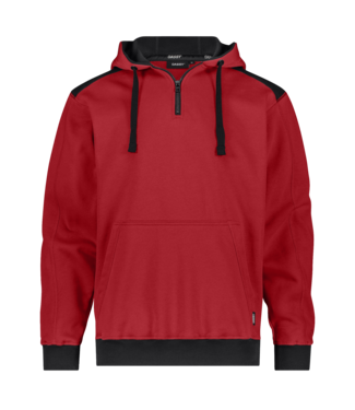 DASSY DASSY Indy NEXT DNA Sweater met Capuchon Rood/Zwart