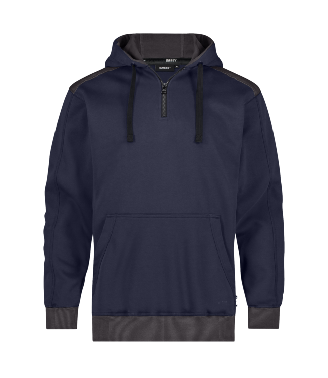 DASSY Indy NEXT DNA Sweater met Capuchon Donkerblauw/Grijs