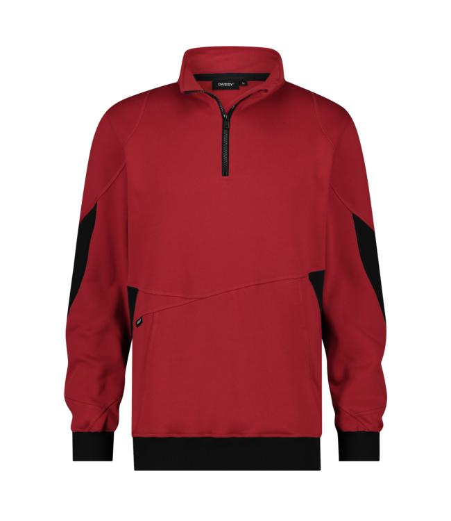 DASSY Hyrax NEXT D-FX Werktrui Sweater Rood/Zwart