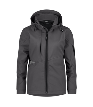 DASSY DASSY Gravity NEXT D-FX Dames Softshell Werkjas Grijs/Zwart