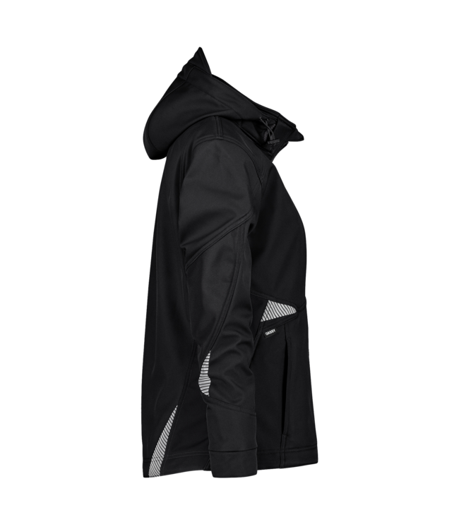 DASSY Gravity NEXT D-FX Dames Softshell Werkjas Zwart