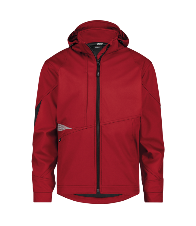 DASSY Gravity NEXT D-FX Softshell Werkjas Rood/Zwart