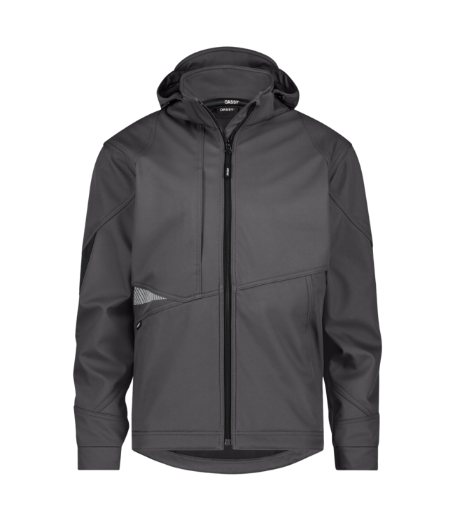 DASSY Gravity NEXT D-FX Softshell Werkjas Grijs/Zwart