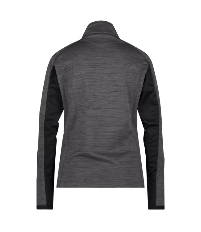 DASSY Convex NEXT D-Flex Dames Fleece Werktrui met Rits Grijs/Zwart