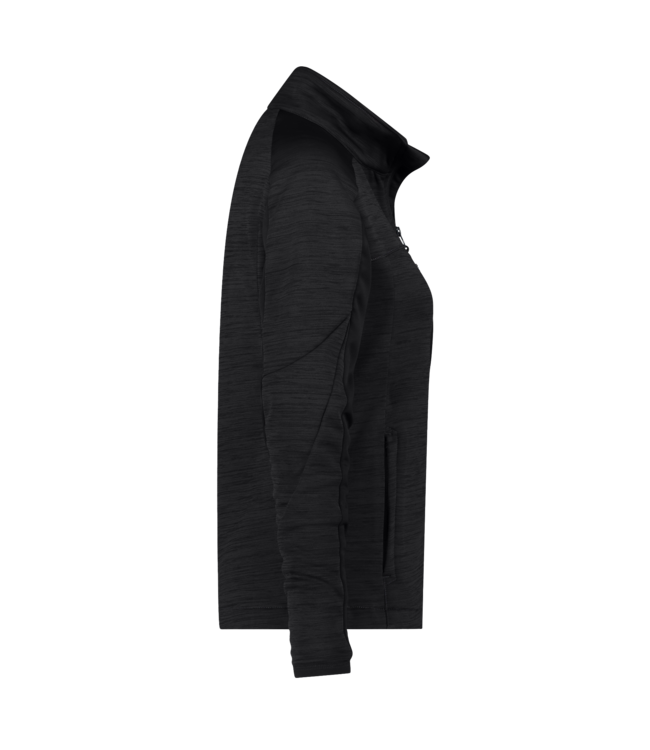 DASSY Convex NEXT D-Flex Dames Fleece Werktrui met Rits Zwart