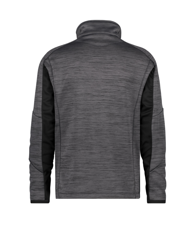 DASSY Convex NEXT D-Flex Fleece Werktrui met Rits Grijs/Zwart