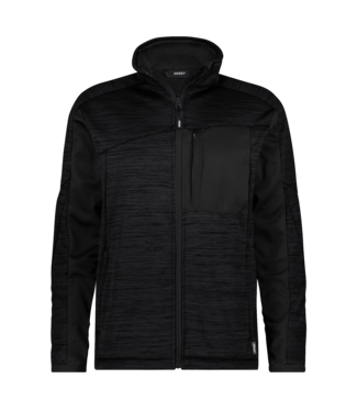 DASSY DASSY Convex NEXT D-Flex Fleece Werktrui met Rits Zwart