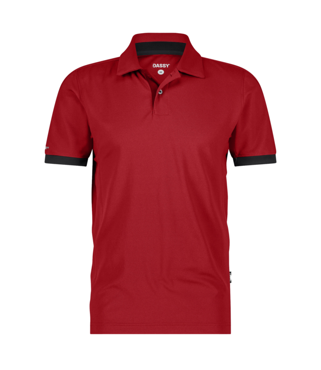 DASSY Traxion NEXT D-Flex Werkpolo Rood/Zwart