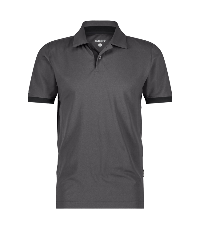 DASSY Traxion NEXT D-Flex Werkpolo Grijs/Zwart