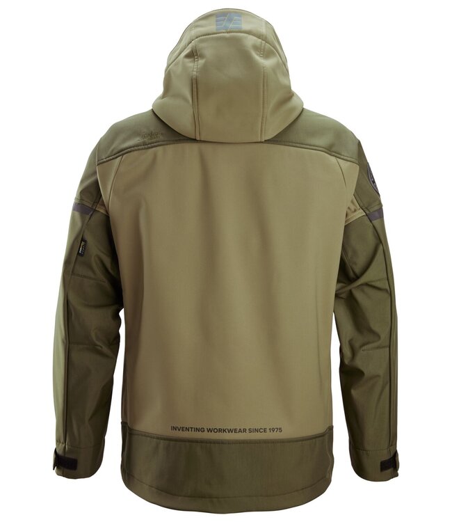 Snickers 1226 Softshell Stretch Werkjas Khaki Groen