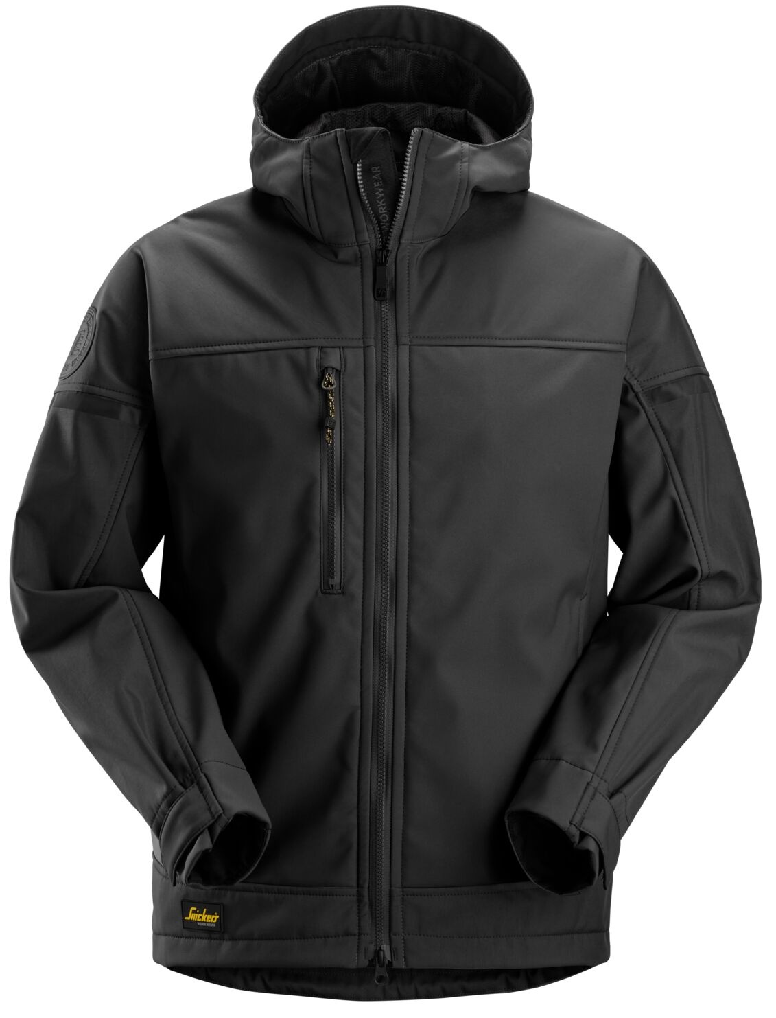 Snickers 1226 Softshell Stretch Werkjas Zwart - Bedrijfskledingonline.nl