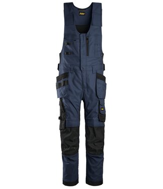 Snickers Workwear Snickers 6014 Canvas Bodybroek Stretch Holsterzakken Donkerblauw