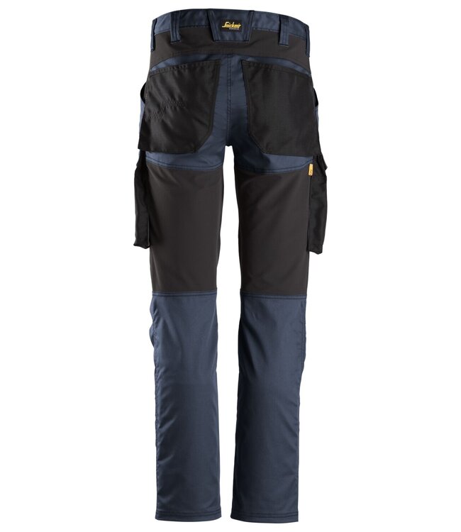 Snickers 6803 Werkbroek Stretch AllroundWork Donkerblauw/Zwart