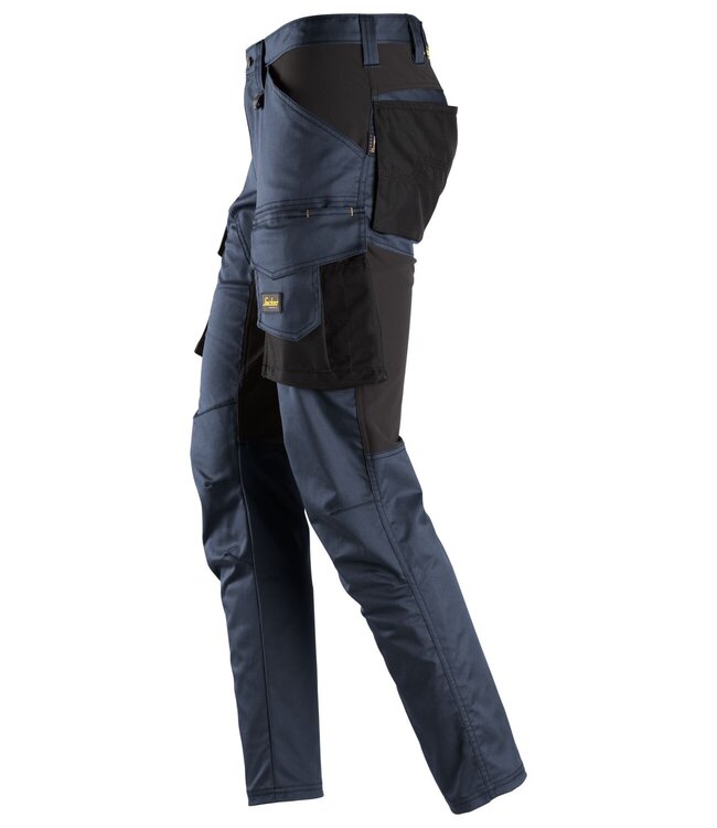 Snickers 6803 Werkbroek Stretch AllroundWork Donkerblauw/Zwart