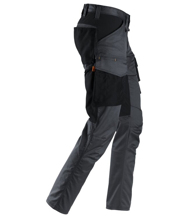 Snickers 6803 Werkbroek Stretch AllroundWork Staalgrijs/Zwart