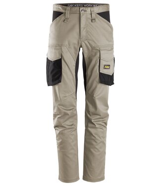 Snickers Workwear Snickers 6803 Werkbroek Stretch AllroundWork Khaki/Zwart