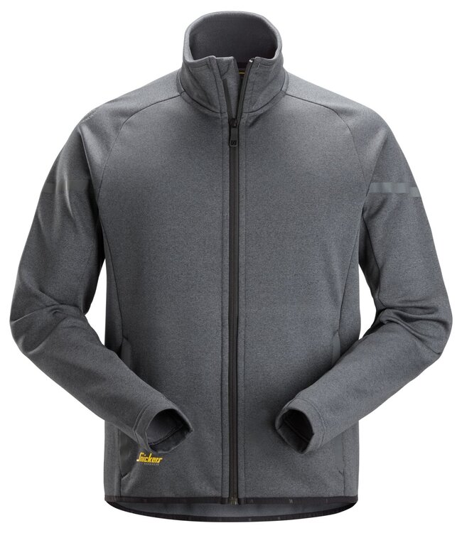 Snickers 8051 37.5 Fleece Werktrui Vest Staalgrijs/Zwart