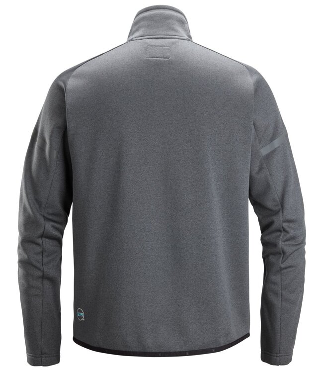 Snickers 8051 37.5 Fleece Werktrui Vest Staalgrijs/Zwart