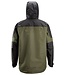 Snickers 1304 Waterdichte Shell Werkjas Khaki Groen/Zwart