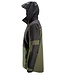 Snickers 1304 Waterdichte Shell Werkjas Khaki Groen/Zwart