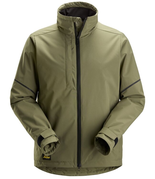 Snickers 1905 Softshell Polartec Werkjas Khaki Groen