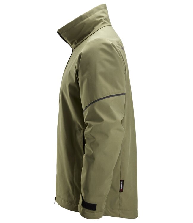 Snickers 1905 Softshell Polartec Werkjas Khaki Groen