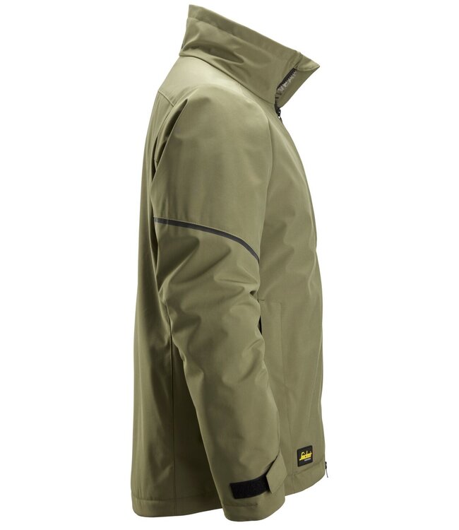 Snickers 1905 Softshell Polartec Werkjas Khaki Groen