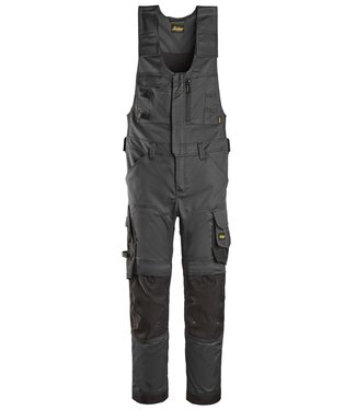 Snickers Workwear Snickers 6023 Bodybroek Stretch Staalgrijs/Zwart