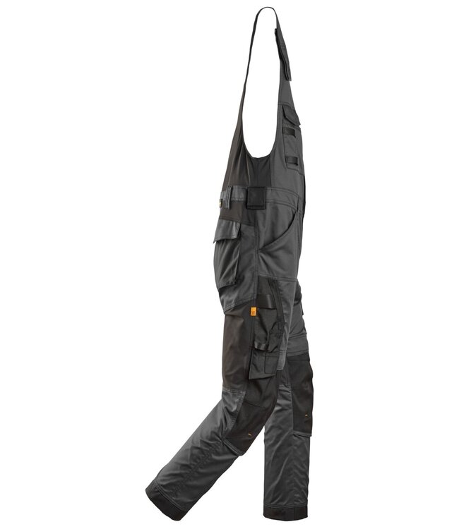 Snickers 6023 Bodybroek Stretch Staalgrijs/Zwart
