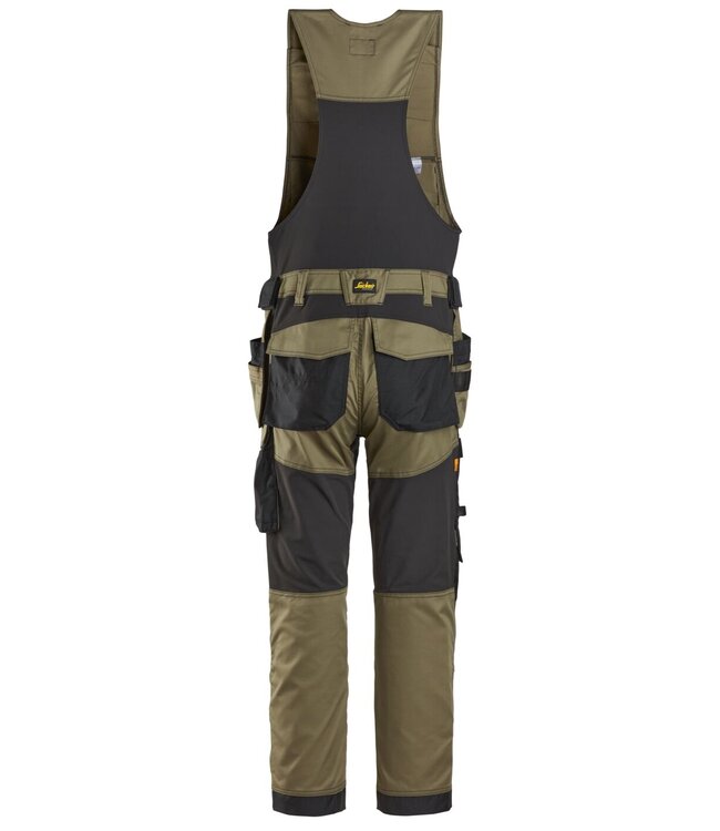 Snickers 6012 Bodybroek Stretch Holsterzakken Khaki Groen