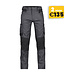 DASSY Helix D-Flex Werkbroek Stretch Grijs/Zwart