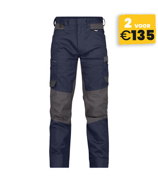 DASSY DASSY Helix D-Flex Werkbroek Stretch Donkerblauw/Grijs DASSY DASSY Helix D-Flex Werkbroek Stretch Donkerblauw/Grijs