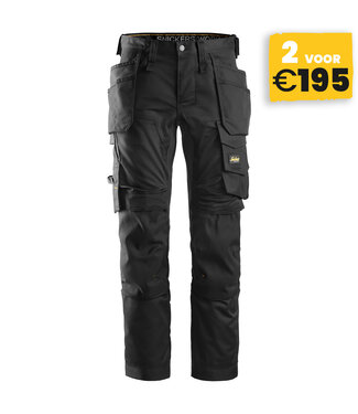 Snickers Workwear Snickers 6241 Stretch Werkbroek AllroundWork Zwart