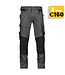 DASSY DASSY Dynax NEXT D-Flex Werkbroek Stretch Grijs/Zwart