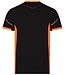 DASSY Tampico T-Shirt Zwart/Oranje