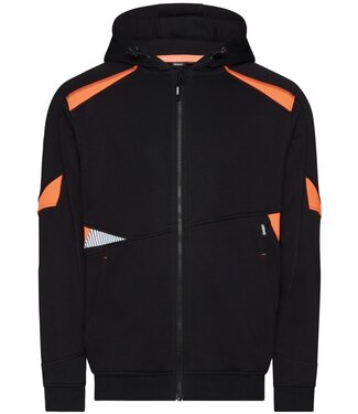 DASSY DASSY Santos Werktrui Vest Zwart/Oranje